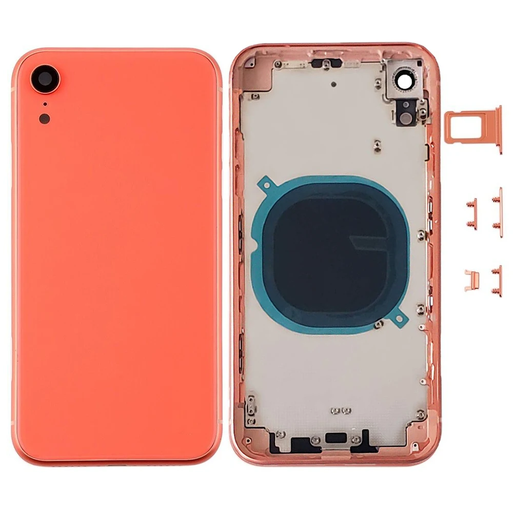 5 шт. для iphone X XR задний корпус Полная сборка Крышка батарейного отсека задняя