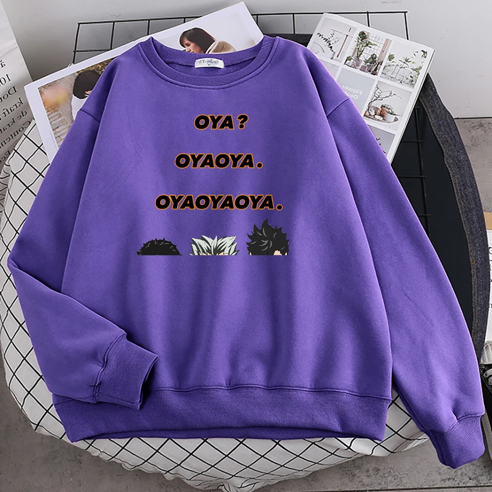 

Haikyuu OYA Anime Prints Hoody Women Simple Casual Sweatshirts Street Loose Autumn Hoody Hipster Fleece Warm Sportswears Female