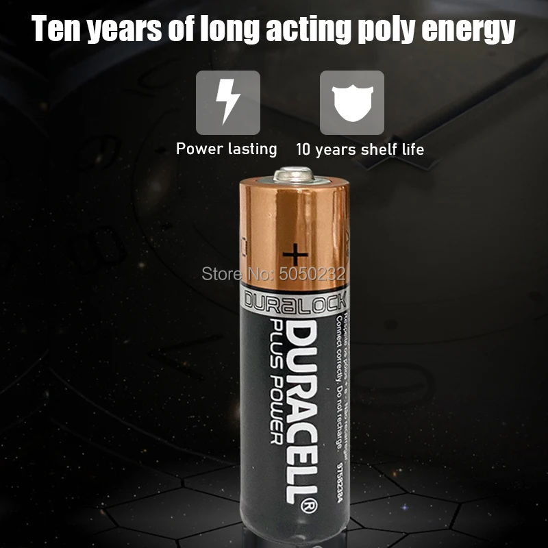 12 шт. оригинальные щелочные батарейки DURACELL 1 5 в AA LR6 для электрического игрушечная