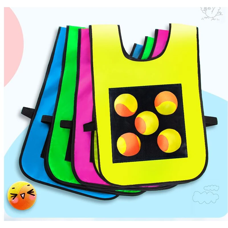 Детские спортивные игры на улице реквизит жилет липкий Джерси жилеты с липкого