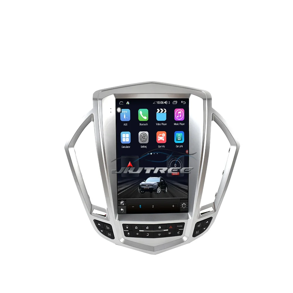 Автомобильная магнитола с сенсорным экраном Android 10 для Cadillac SRX 2009 2012 GPS