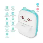 Миниатюрный беспроводной термопринтер для фотографий, карманный милый стикер, студенческий, офисный, портативный бумажный рулон для Android, iOS, сделай сам, для домашних записей