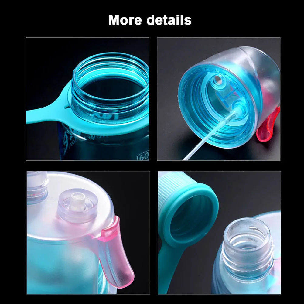 2020 400 мл/600 мл Спортивная пластиковая чашка для воды с распылителем чайник