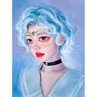 Алмазная картина 5D сделай сам, мультяшная девушка, украшение для дома, вышивка, картина, поделки, украшение для спальни