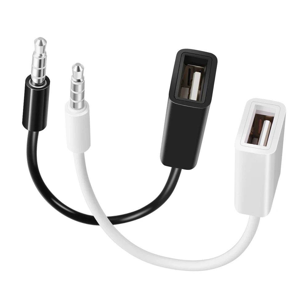 12 В USB 2 0 мама к MP3 DC 3 5 мм штекер AUX аудио разъем преобразователь кабель Шнур
