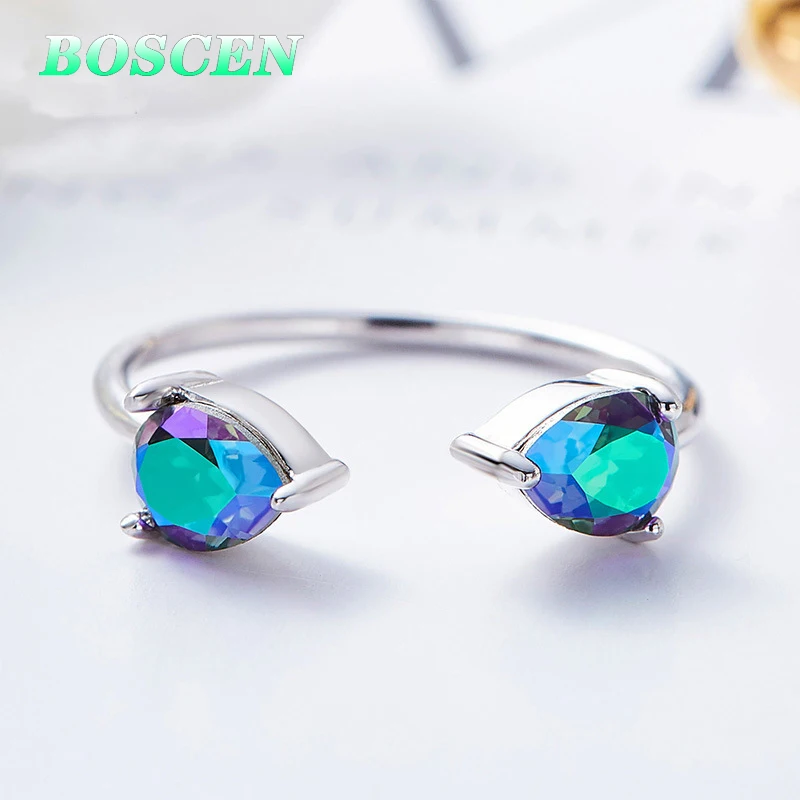 Женское кольцо из серебра 925 пробы с австрийским кристаллом|Кольца| |