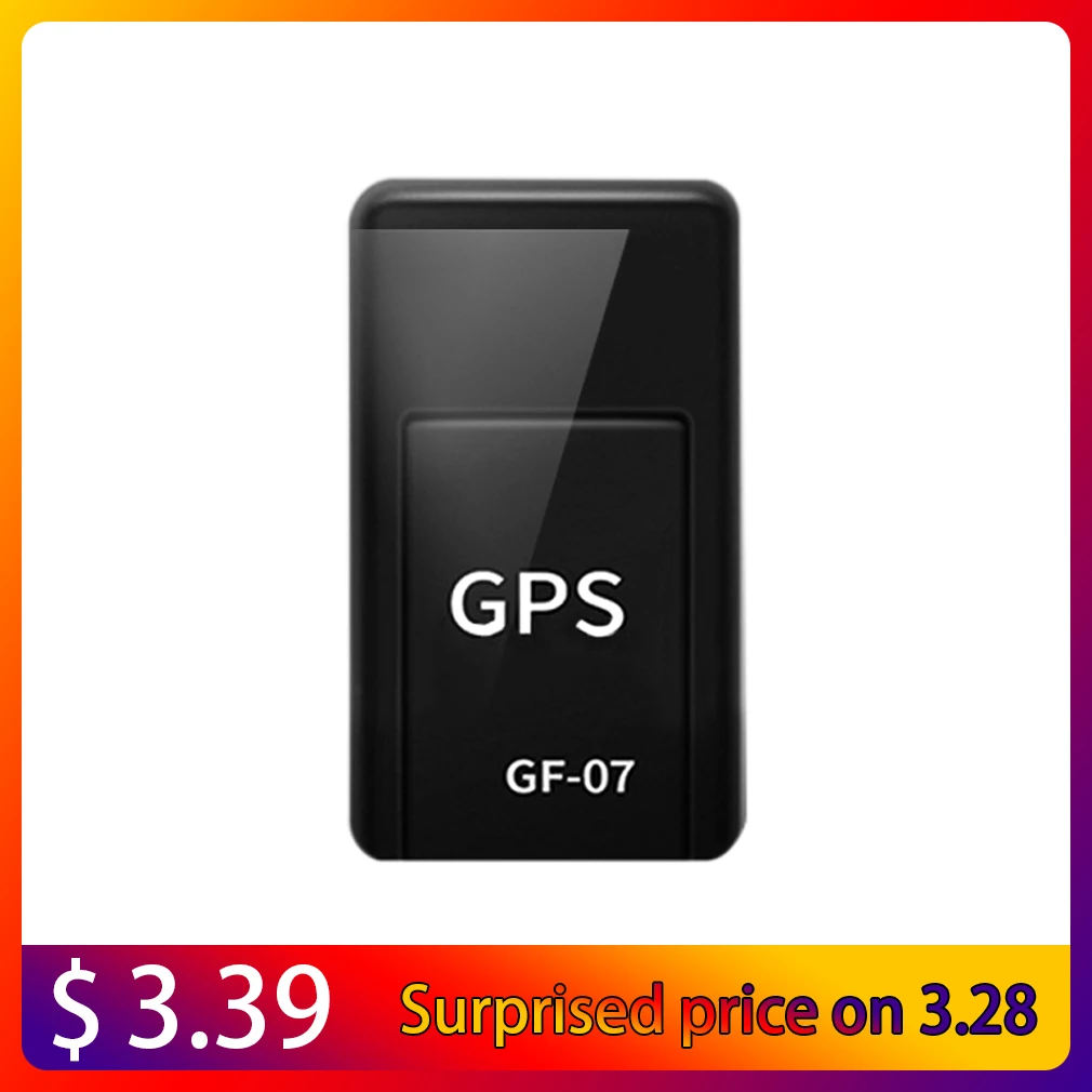 

GF07 Magnetic Mini Car Tracker GPS Real Time Tracking Locator Device Magnetic GPS Tracker Real-time Vehicle Locator