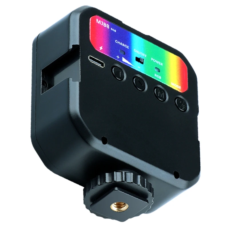 

Fill Light, LED Camera Light 360° Full Color Portable Photography Lighting for DSLR Cameras/Tripod