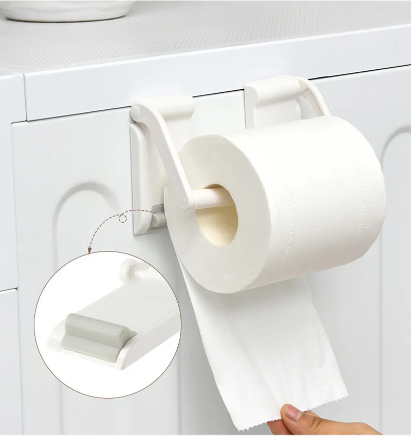 

Creative Paper Towel Storage Rack Cling Film Wall Shelf Refrigerator Magnetic Absorption Organizer Kitchen Sundries Supplies