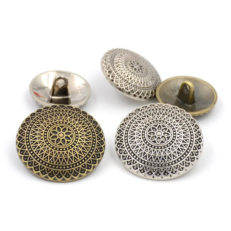 Металлическая кнопка из цинкового сплава 10 шт./лот для пальто куртки