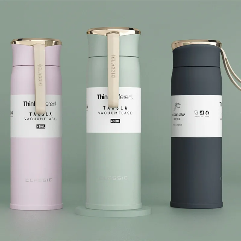 

Outdoor Portable Stainless Steel With Lid Straw Water Cup Wine Tumblers Mugs Double Wall Vacuum Insulated Cup Water Bottle