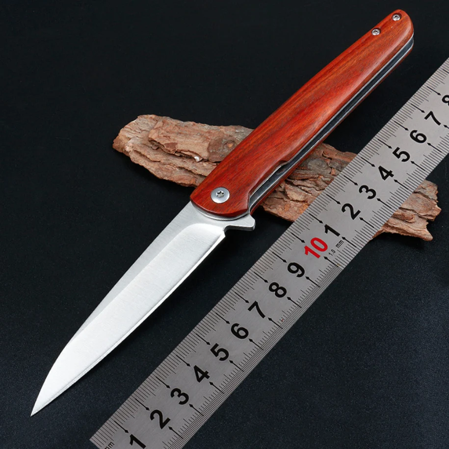 Уличный складной нож 5cr13 с лезвием из нержавеющей стали ручка красного