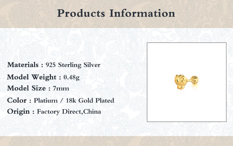 

Aide 2021 Trend Earrings 925 Sterling SilverVintage Gold Ladybug Twisted Stud Earrings for Women Korean Fine Jewelry Pendientes