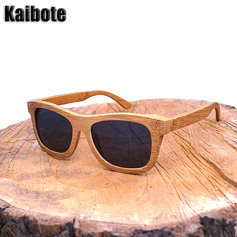 

Kaibote S-OIKE001 Fashion Men Woman Bamboo Sunglasses Polarized UV400 Woden Frame Quality Sun Eyeglasses Outdoor Eyewear Unisex