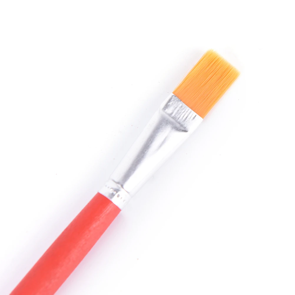 

6Pcs/lot Artist Paint Brush Nylon Hair Watercolor Acrylic Oil Painting Supplies