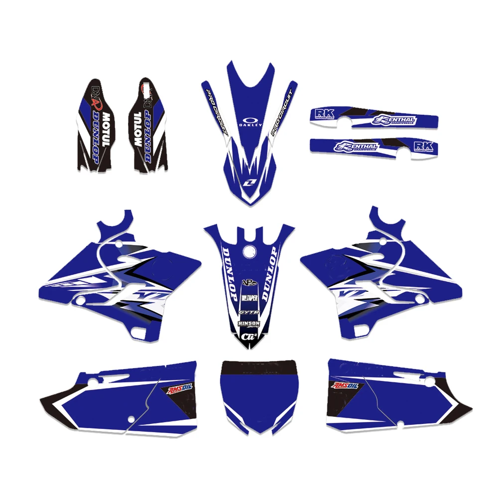 

3M Motorcycle Decal Kits Sticker Graphics Kits for Yamaha YZ125 YZ250 2015 2016 2017 2018 2019