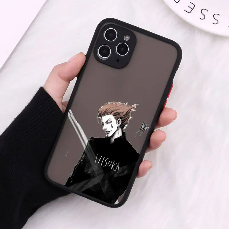 

hunter x hunter Phone Cases matte transparent For black iPhone 7 8 x xs xr 11 12 pro plus max mini Clear Funda