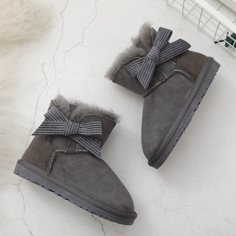 Зимние сапоги из натурального меха 2020 для девочек и мальчиков зимние натуральной