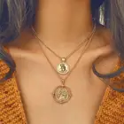 Винтажное многослойное ожерелье для женщин, ожерелья-Чокеры в стиле бохо, ювелирные изделия 2019, модные аксессуары для женщин
