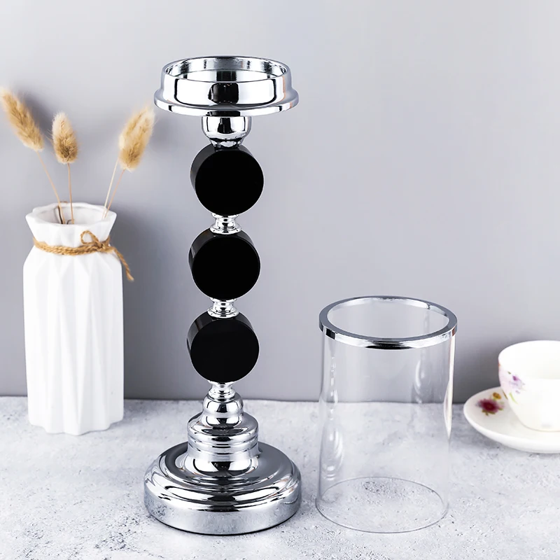 

Europe Style wedding decoration Crystal Candlestick Candle Holder For Coffee Dining Table Wedding Christmas Home Decor CH308