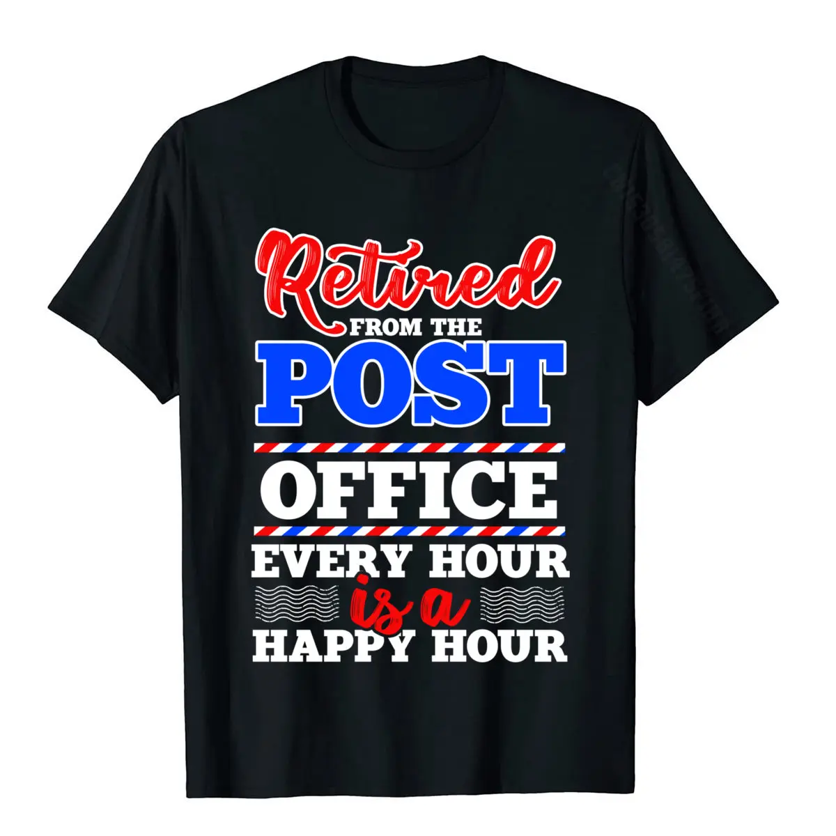 

Retired Postal Worker Gifts Funny Mail Postman Mailman Post T-Shirt Cute Men's Tops Tees Custom Tshirts Cotton Camisa