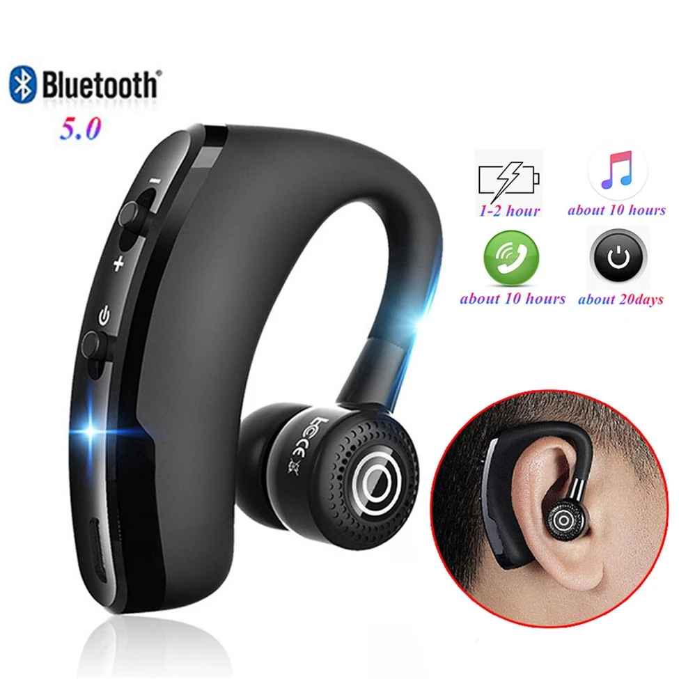 

V9 Earphones Wireless Headphones Handsfree Wireless Headset Business Headset Drive Call Sports Earphones Earbuds