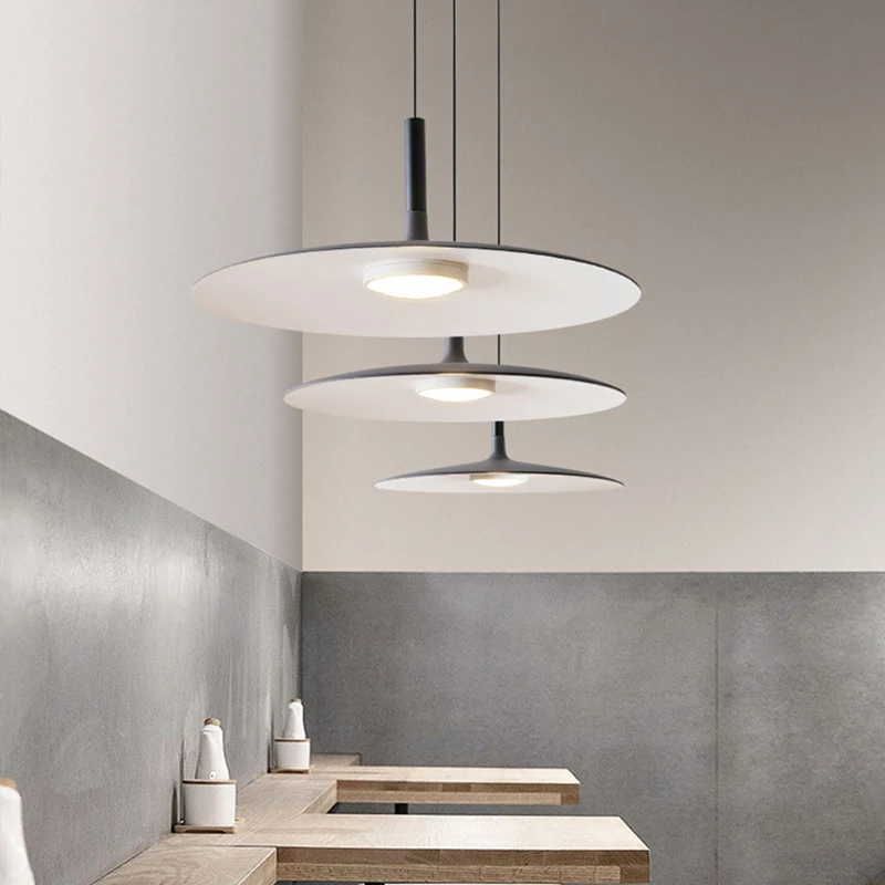 

Designer minimalist dining room chandelier lamp modern minimalist light luxury three-head dining room table bar table lamps