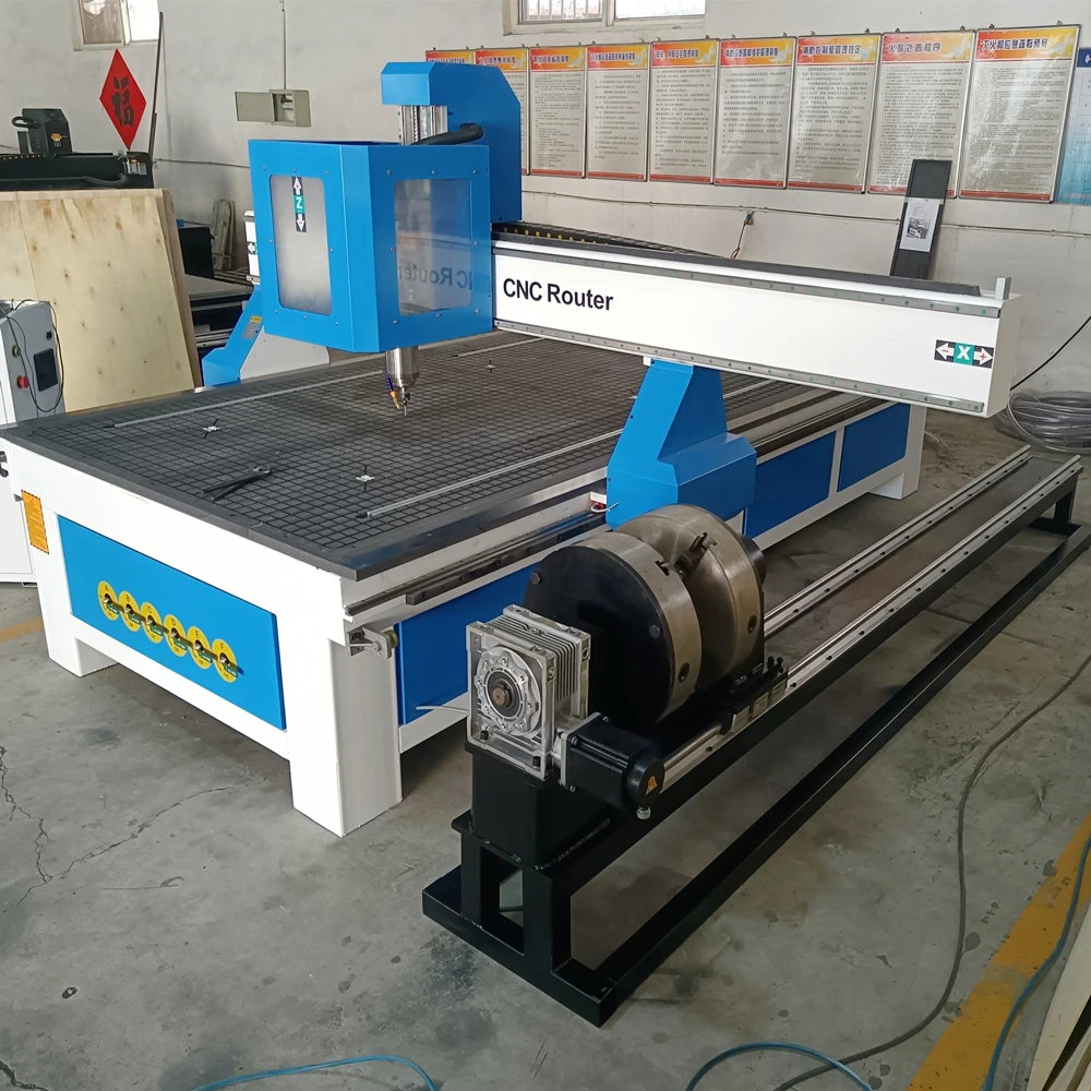 Robotec New 1325BR 4 A axis CNC машина для резьбы по дереву/4-осевой ЧПУ маршрутизатор