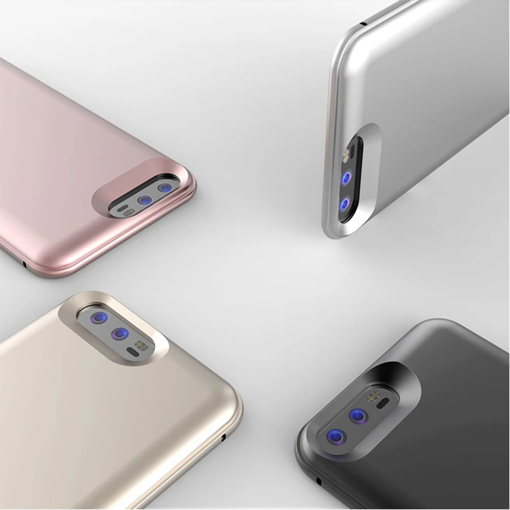 Чехол-аккумулятор 8000 мАч для Huawei P9 Plus корпус с металлической рамкой чехол