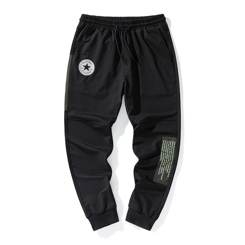 

Trousers Male Slim Spring and Autumn Casual Pants Overalls Male Korean Version Trend Movement Jogging Pants