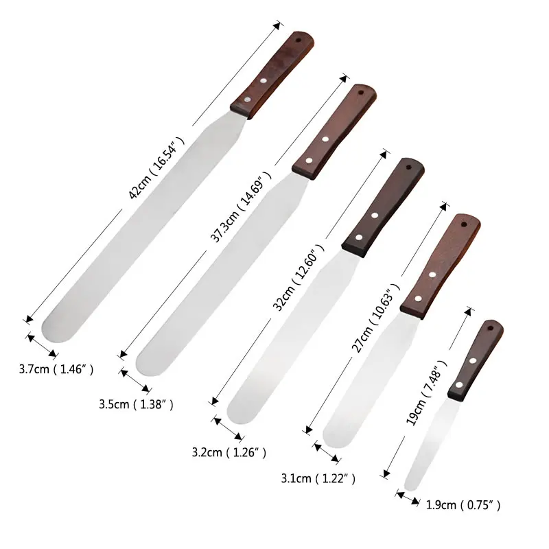 Лопатка для торта с деревянной ручкой многоцелевой Кондитерская выпечка