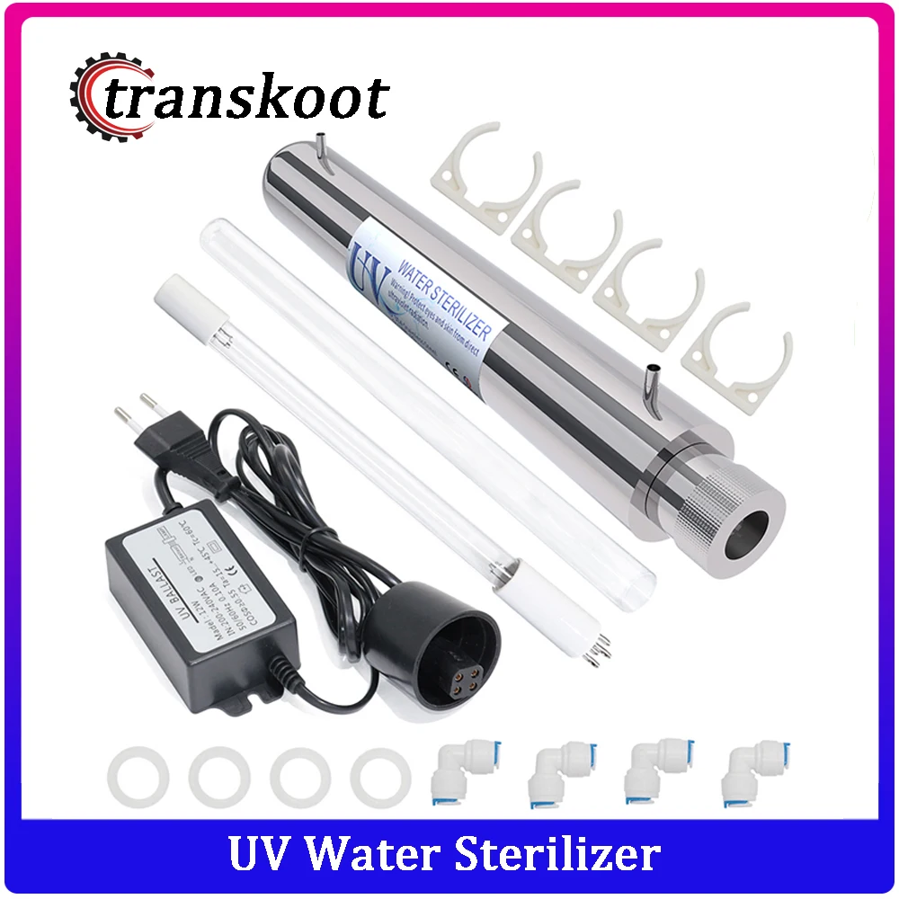 1 gpm УФ Дезинфекция Бытовая система очистки воды фильтр для 110 В/220 В|Фильтры и