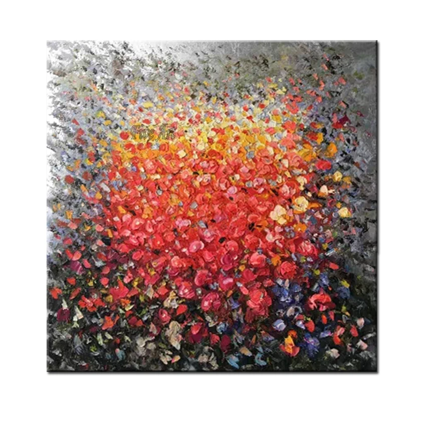 

Heavily Texture Paintings 100% Hand-painted Oil Painting Canvas Art Unframed Free Shipping Wall Hanging Artwork Pieces For Home