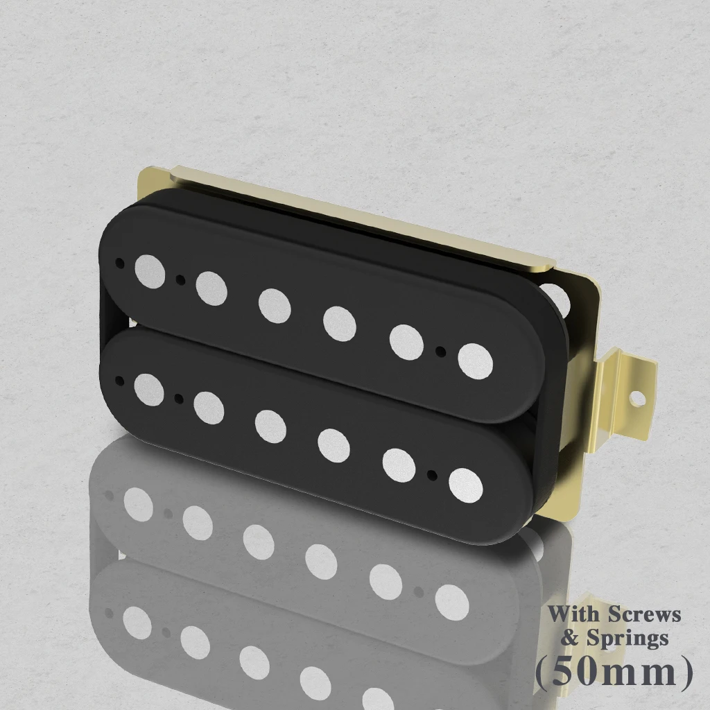 

NAOMI Electric Guitar Humbucker Pickups Double Coil Guitar Bridge Pickup & Neck Pickups Set 50mm/52mm Ceramic Magnet