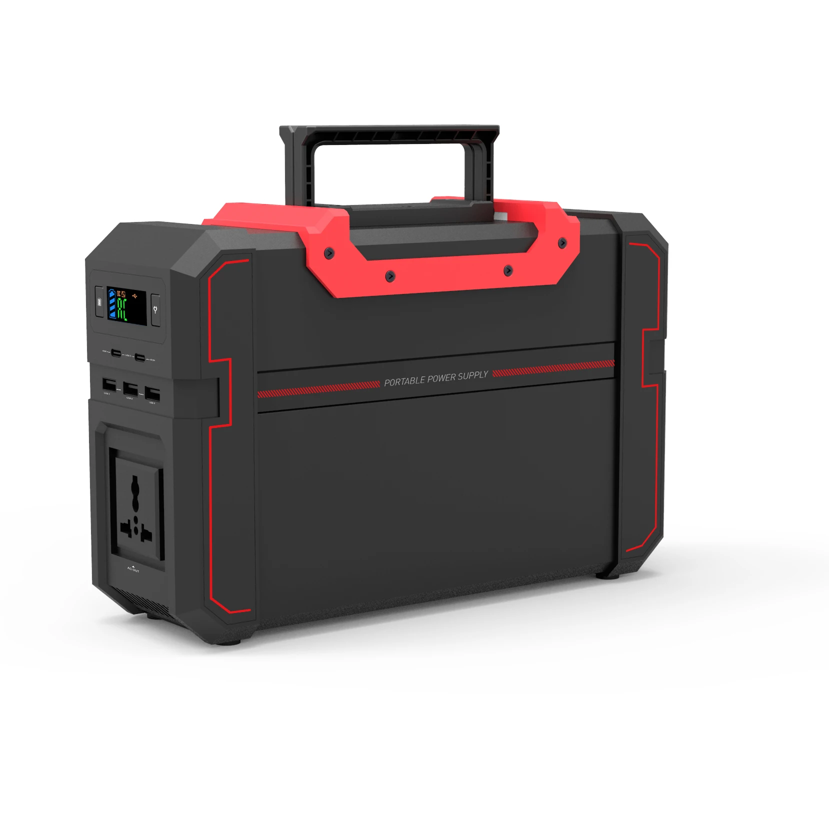 

S710 portable power station, Outdoor power station with pure sine wave 500W Solar generator for electrical tool