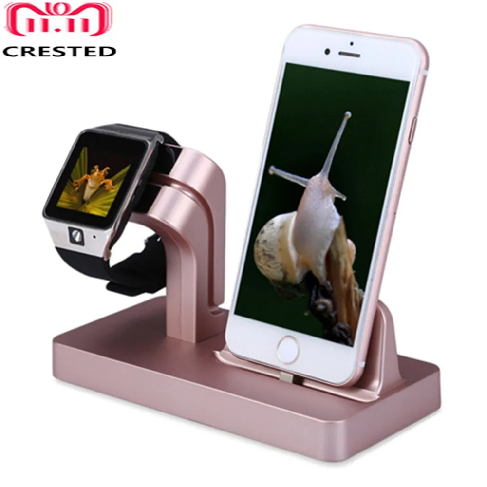 

Watch Accessories For Apple watch 6 SE 5 4 3 44mm 40mm iwatch 42mm 38mm charger Holder IPhone X 8 7/8 Plus 6S station