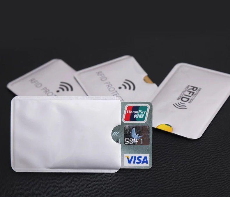 10 шт./компл. RFID экранированная карта блокировка 13,56 МГц IC карта защиты NFC карта безопасности предотвращает неавторизованное сканирование