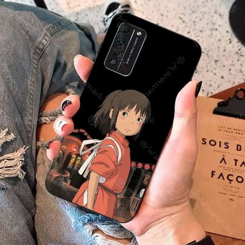 Чехол для телефона TOPLBPCS с героями мультфильмов Studio Ghibli унесенным в спираль