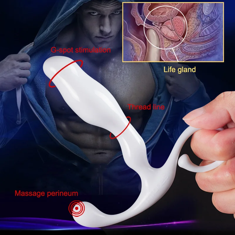 Прочный анальный штекер мужской мастурбатор простаты Массажер для взрослых секс