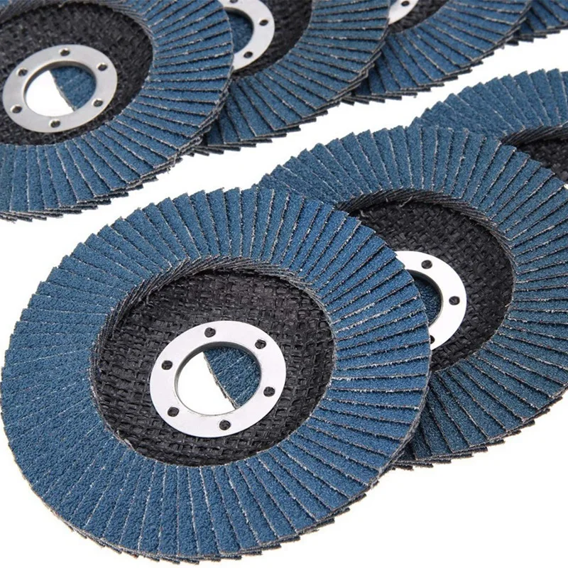 

Hot 10Pcs Wheel Disc 125mm 8 Mesh Wheel Angle Grinder Grinding Disc Metal Plastic Wood Abrasive