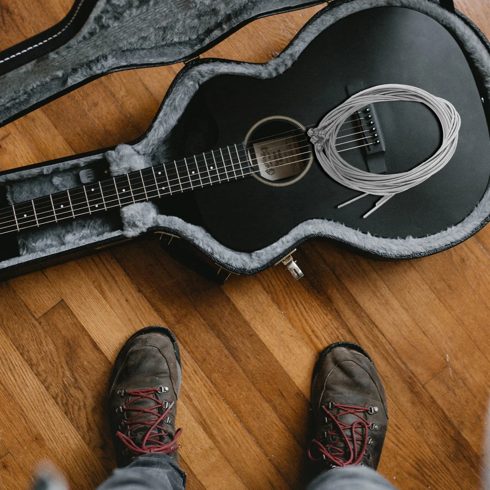 

5pcs Steel Strings for 5 String Bass Guitar (Silver)