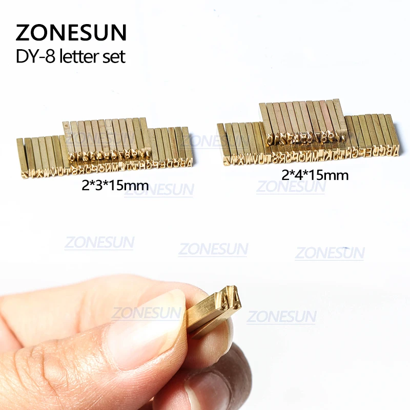 ZONESUN HP-241 латунные буквы для код принтеры латунь Тип модной детской одежды