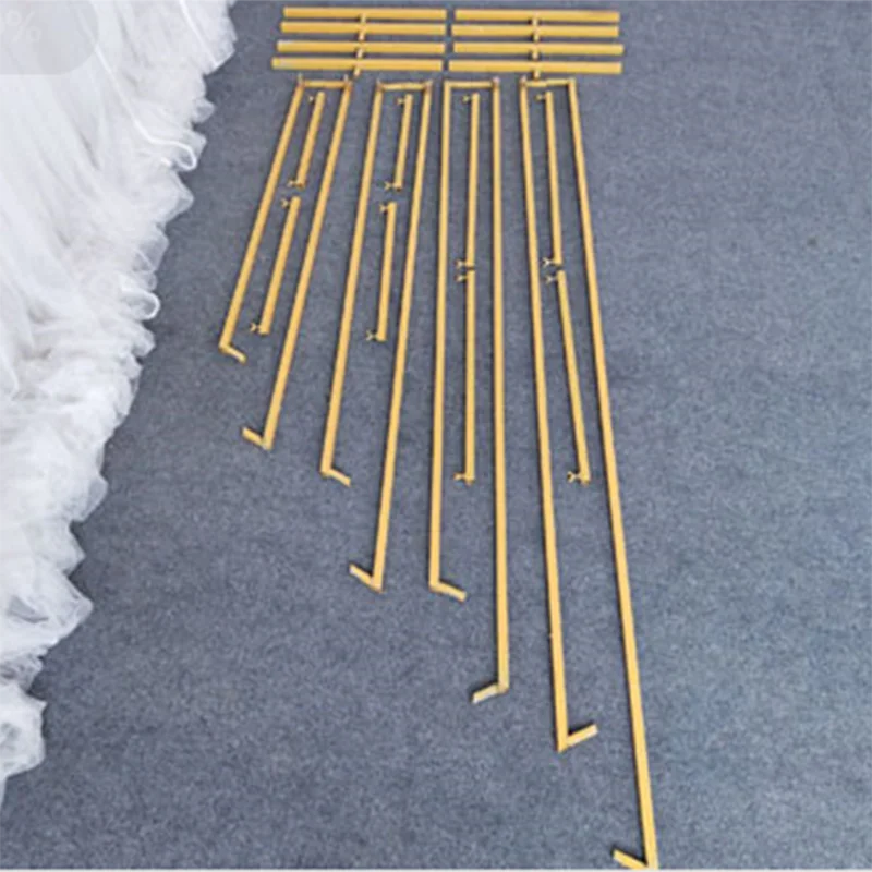 Свадебная АРКА полка из кованого железа квадратная Алмазная Геометрическая