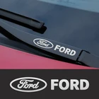 Металлическая Эмблема, автомобильные декоративные наклейки, светоотражающие наклейки на автомобильные стеклоочистители для Ford Fiesta Fusion Mondeo Mustang Ranger, автомобильные аксессуары