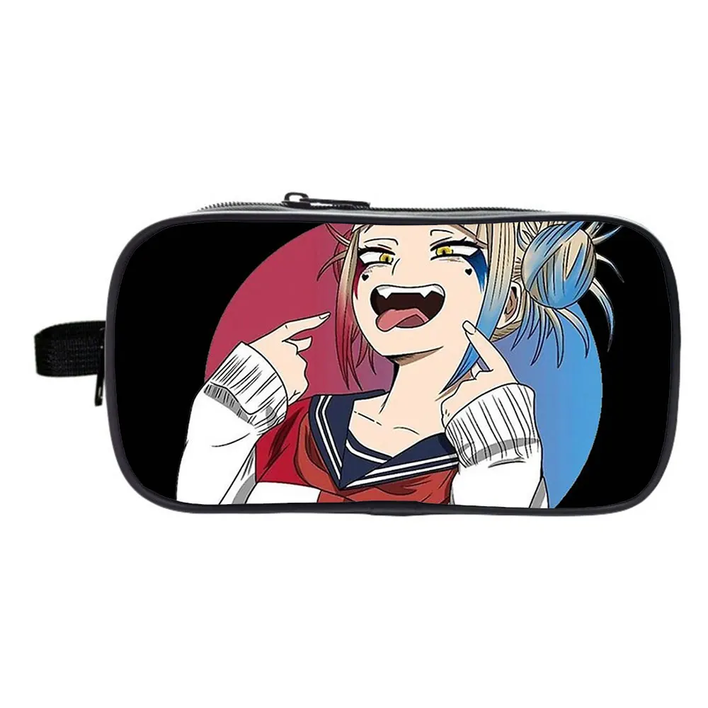

My Hero Academia Pencil Case Anime Izuku Midoriya Pencil Bag Student Stationery Holder Organizer Pouch Study Supplies Gift