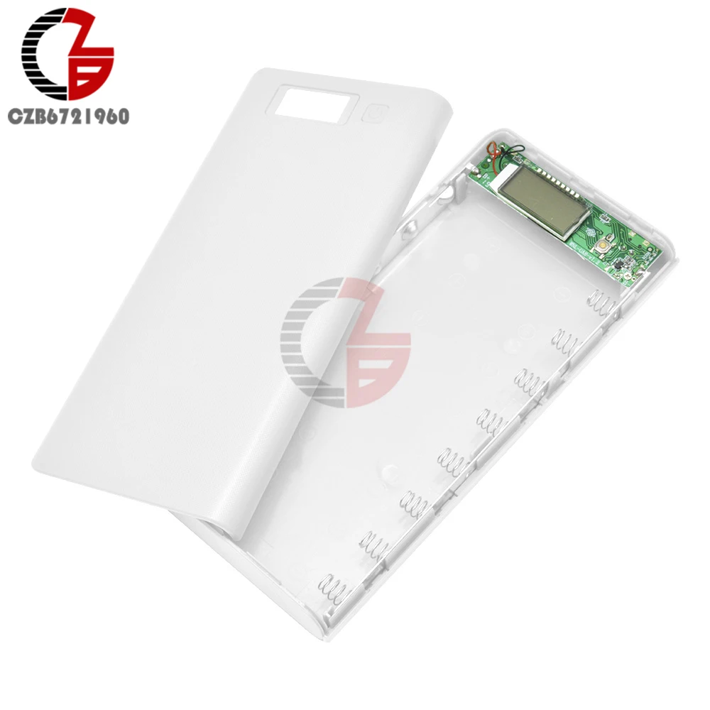 Корпус внешнего аккумулятора 5 В 2 разъема USB 8*18650 корпус для бокс хранения сделай