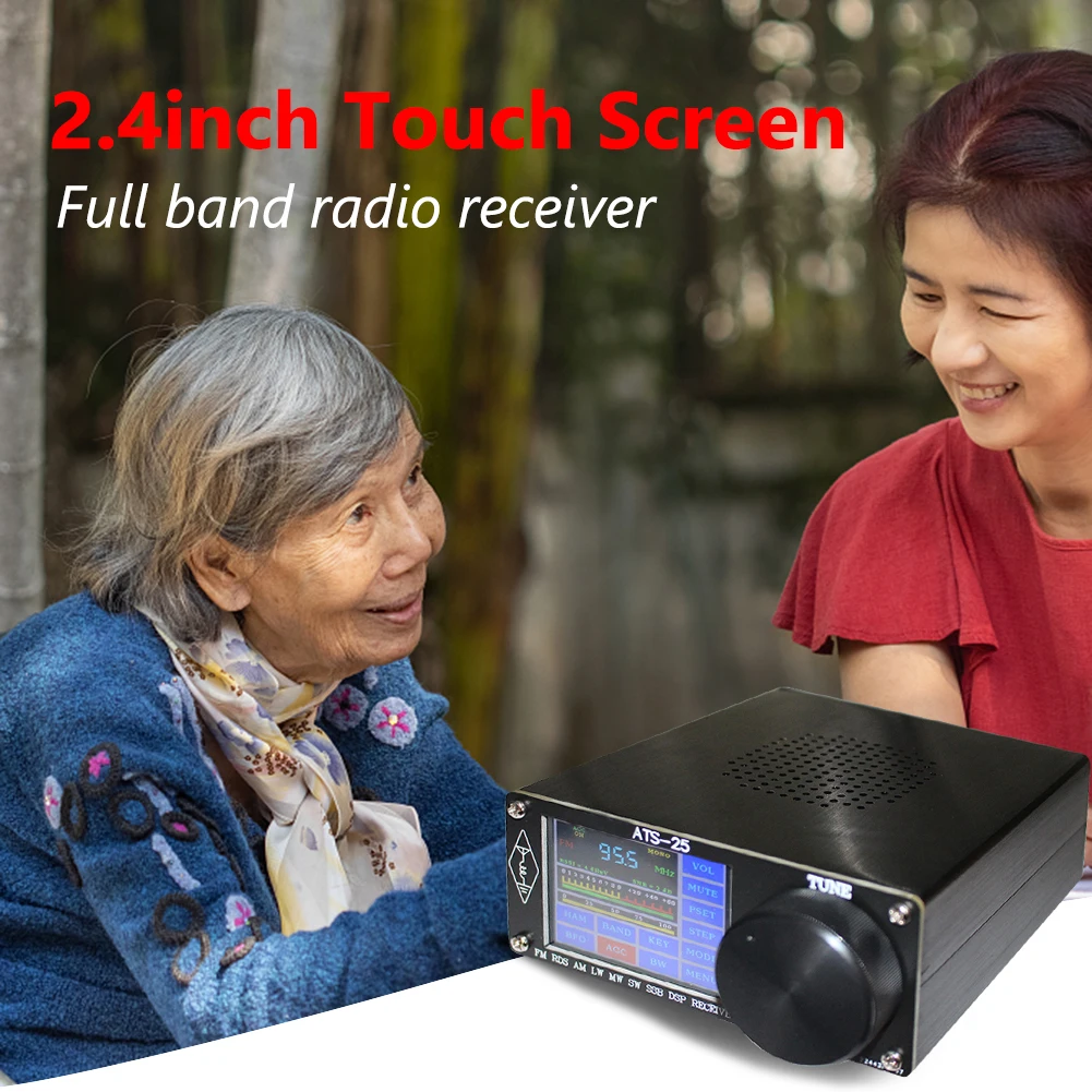 FM AM (MW SW) SSB 3 5-дюймовый сенсорный радиоприемник с антенной | Электроника