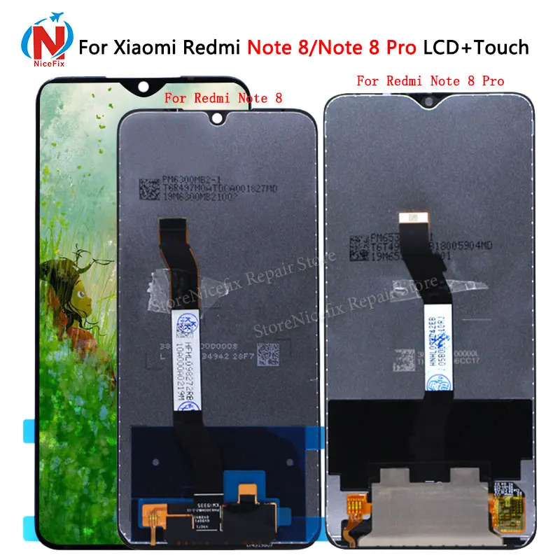 ЖК дисплей для Xiaomi Redmi Note 8 Pro дигитайзер сенсорная панель экран M1906G7I 2015105 с