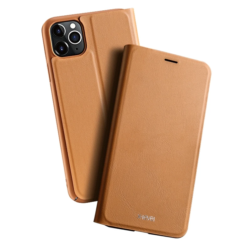 x level wallet type card protector for apple iphone 11 11pro 11 pro max case all inclusive protective sleeve business leather free global shipping