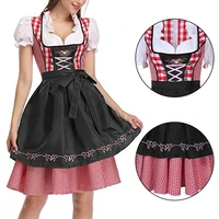 womens oktoberfest costume german dirndl dress traditional bavarian carnival party 3 piece beer maid costumes